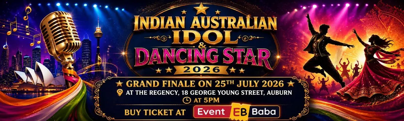 Indian Australian Idol & Dancing Star 2026 — event artwork